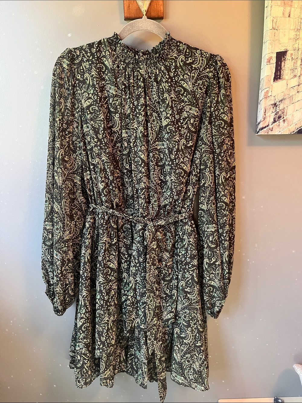 Forest Paisley Dress